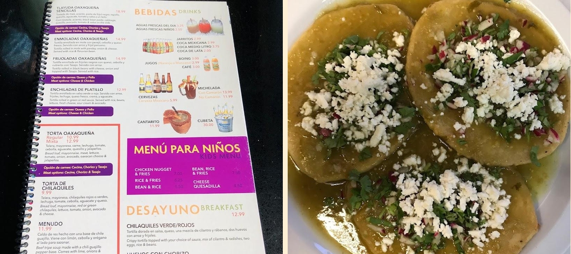 Culturas Hidalgo & Oaxaca Restaurant