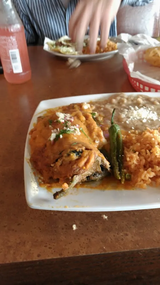 Chiles Rellenos with Shrimp